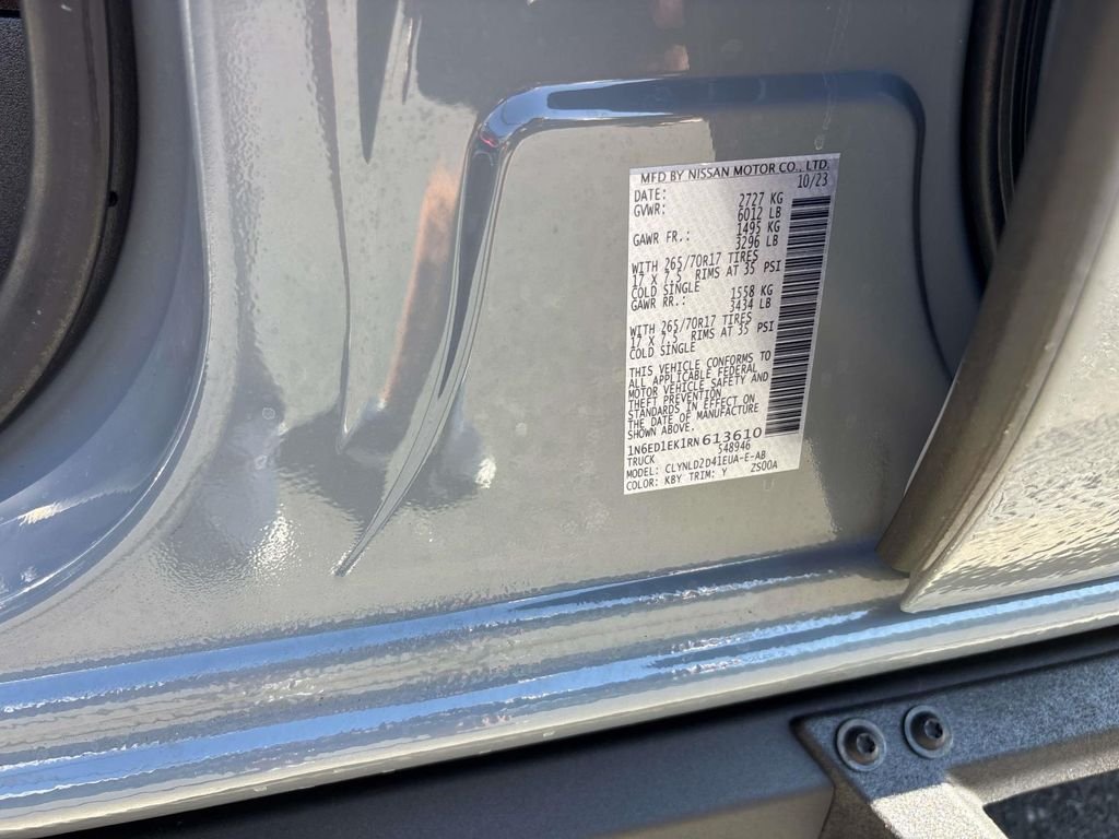 Used 2024 Gray Nissan PRO-4X image 32
