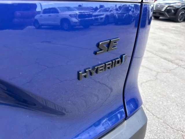Used 2024 Blue Toyota Hybrid SE image 34