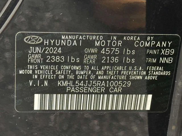 Used 2024 Carbon Blue Hyundai Limited image 33