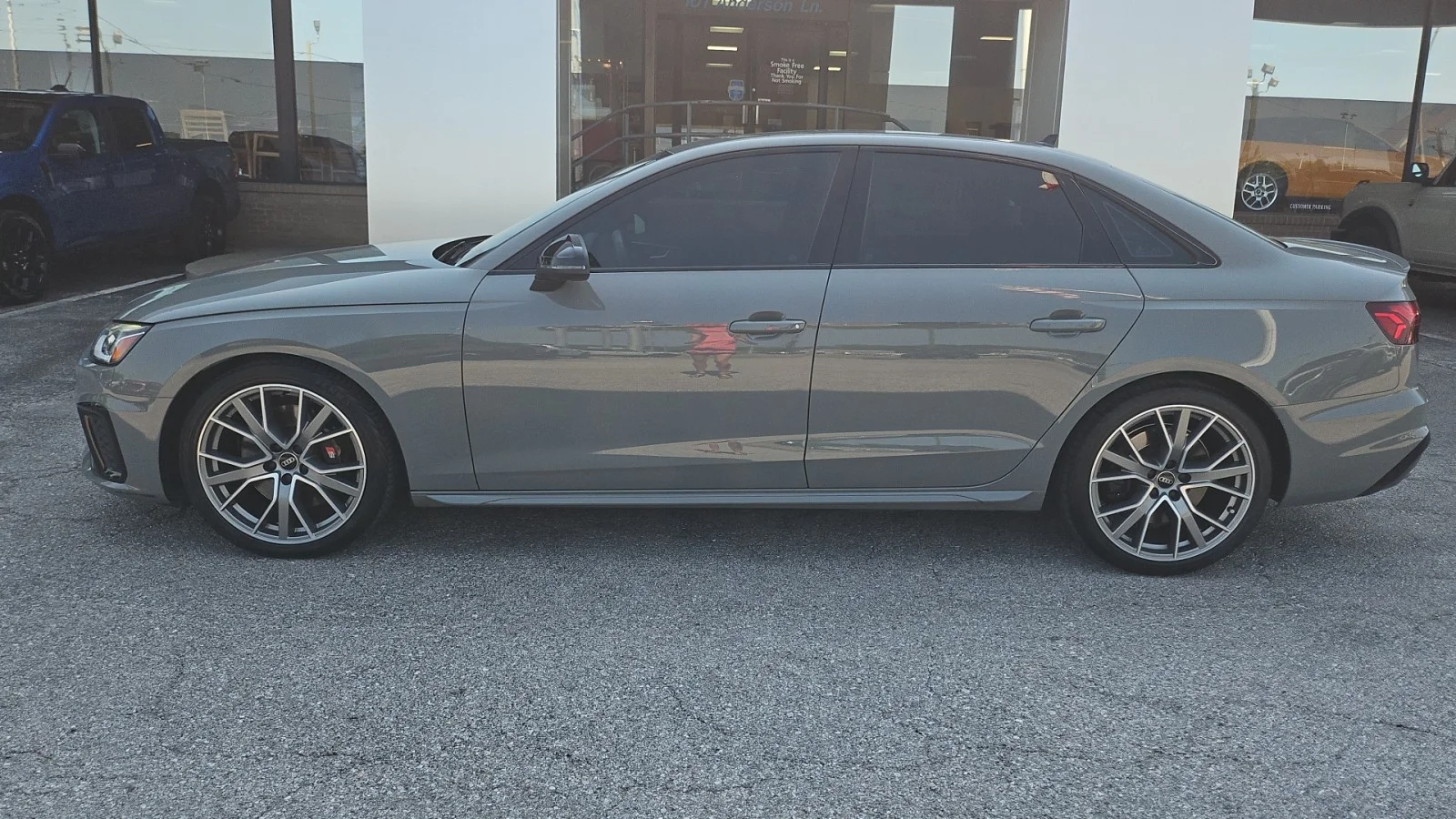 Used 2022 Quantum Gray Audi Premium Plus image 2