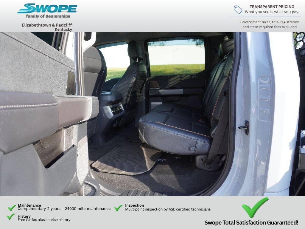 Used 2025 Glacier Gray Metallic TriCoat Ford LARIAT image 16