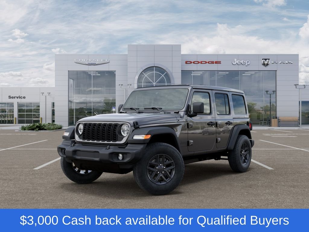 New 2026 Granite Crystal Metallic Clear-Coat Exterior Paint Jeep Sport S image 1