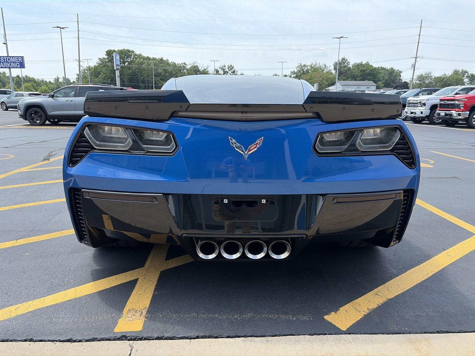 Used 2015 LAGUNA BLUE TINTCOAT Chevrolet Z06 3LZ image 4