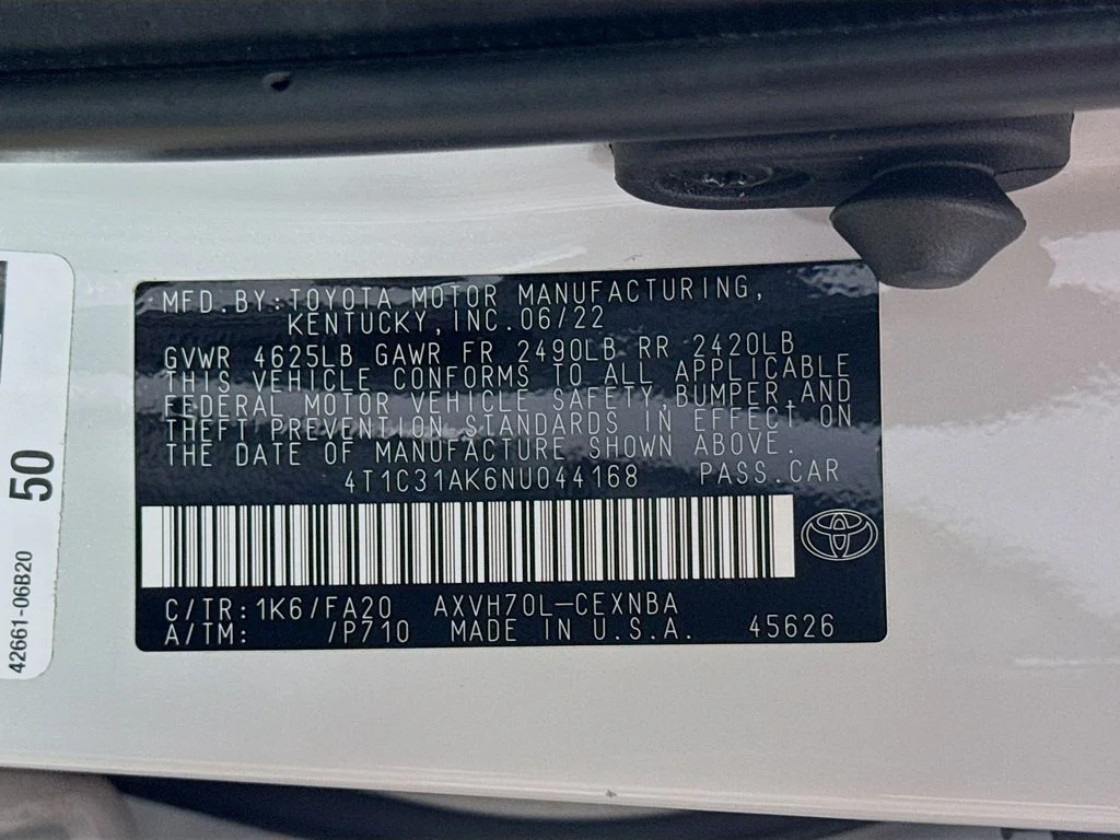 Certified Used 2022 Ice Edge Toyota Hybrid LE image 28