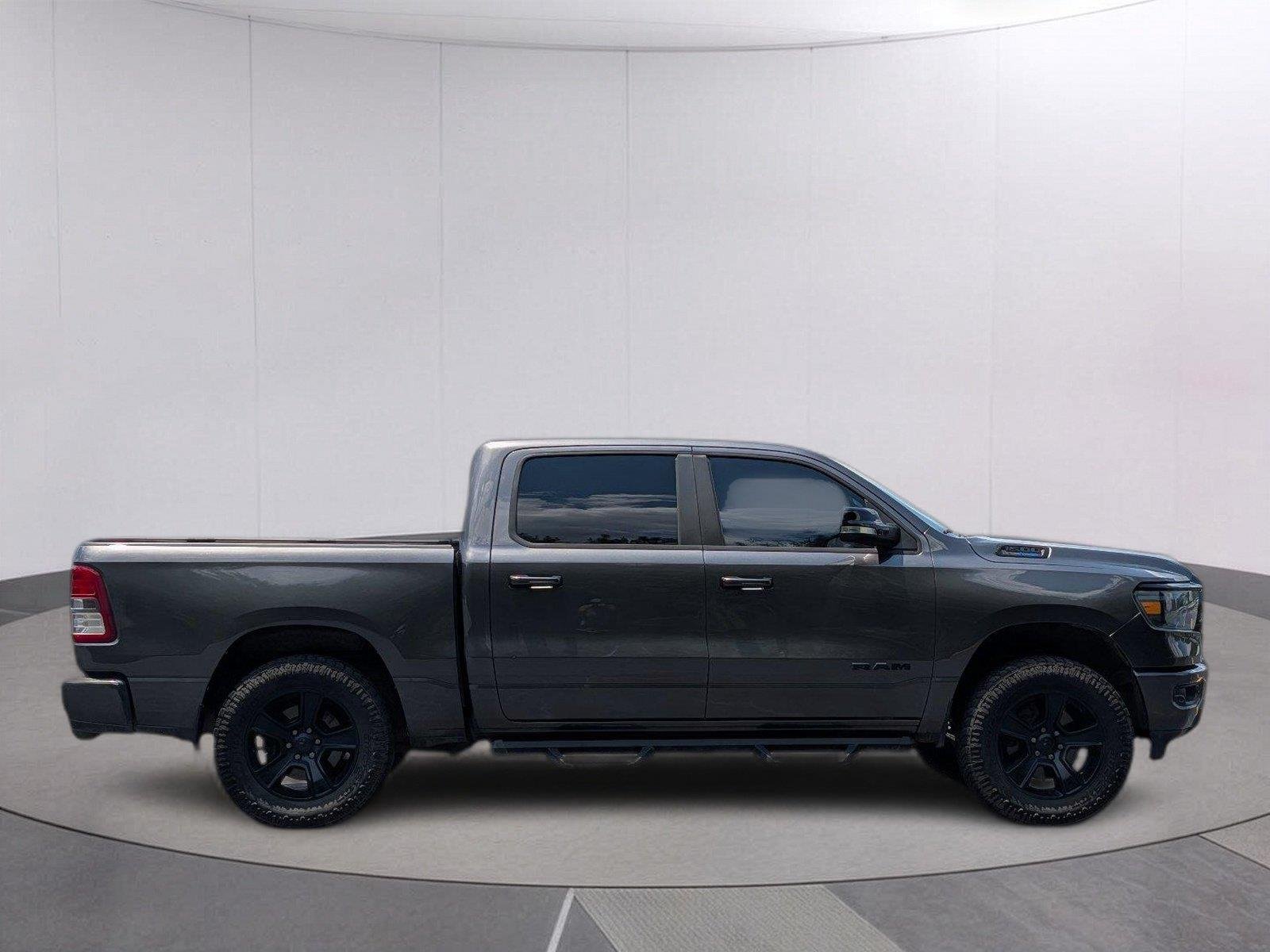 Used 2021 Granite Crystal Metallic Clearcoat Ram Big Horn image 7