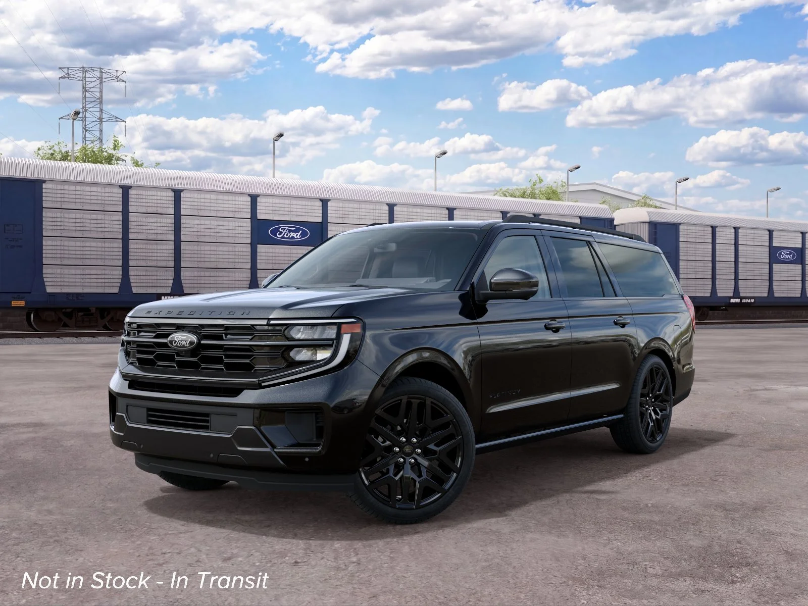 New 2027 Agate Black Metallic Ford MAX Platinum image 2