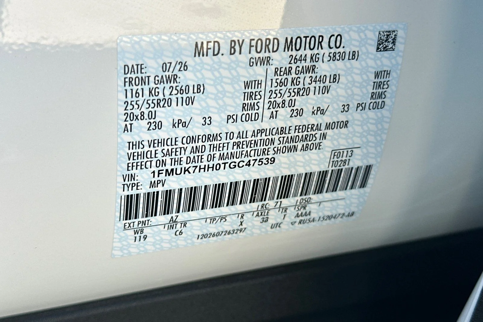 New 2026 White Ford Platinum image 28