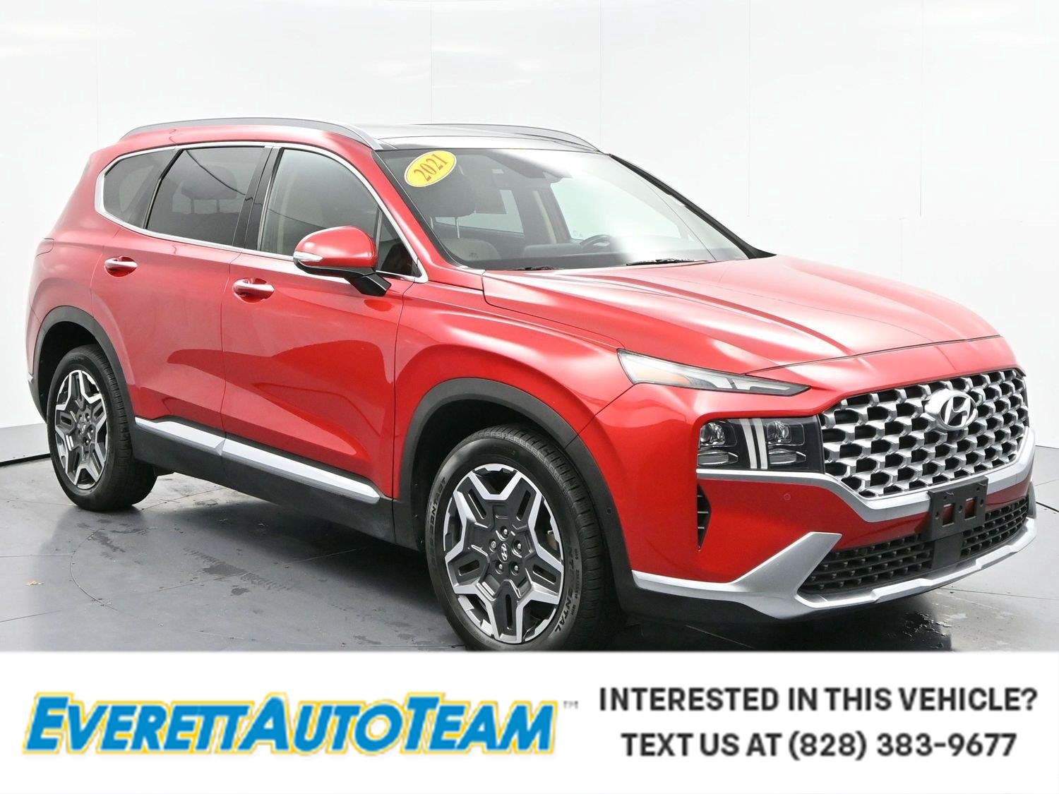 Used 2021 Calypso Red Hyundai Limited image 1