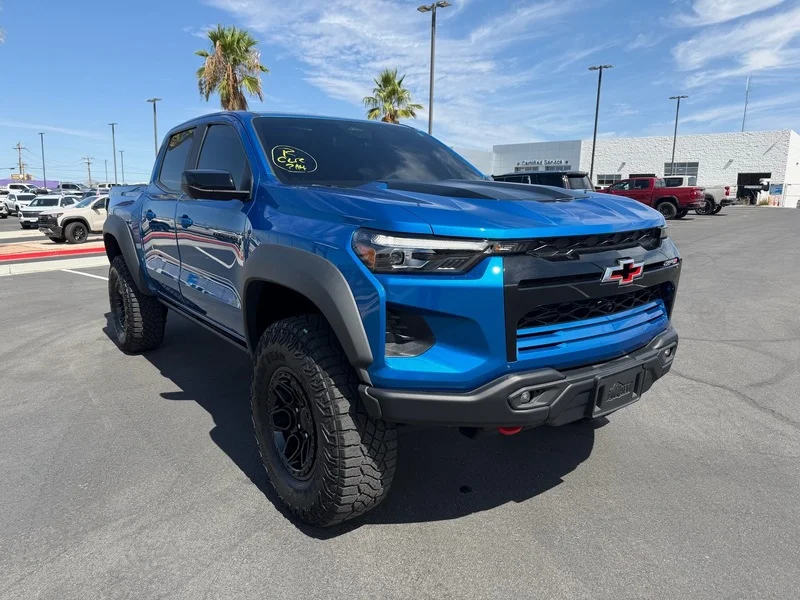 Used 2024 Glacier Blue Metallic Chevrolet ZR2 image 1