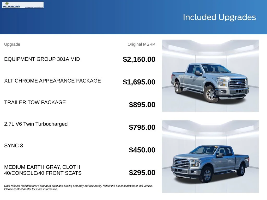 Used 2016 Ingot Silver Ford XLT image 19