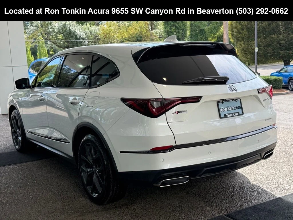 Used 2022 Platinum White Pearl Acura SH-AWD A-SPEC image 5