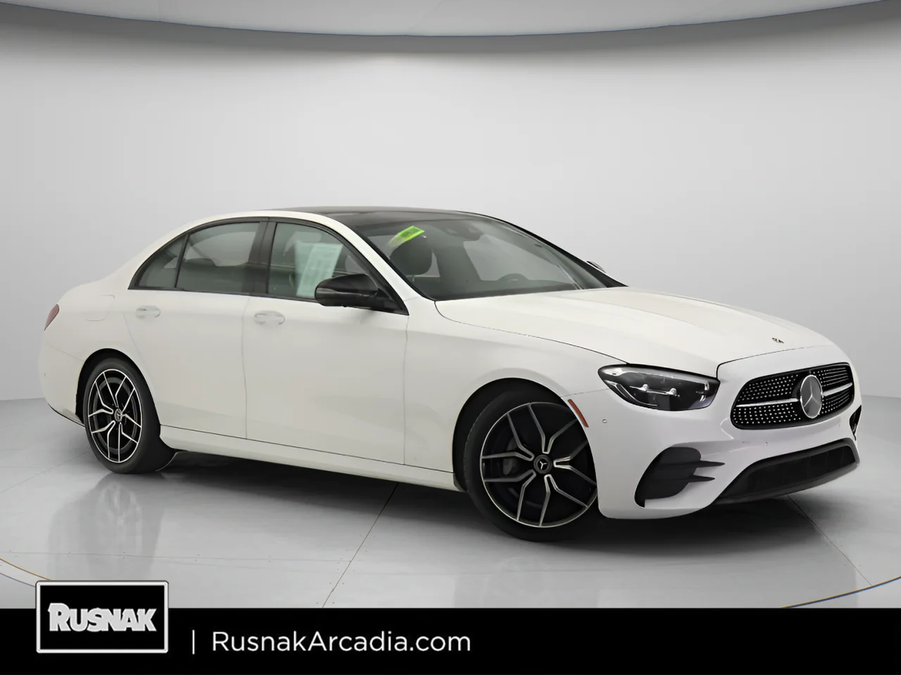Used 2022 White Mercedes-Benz E 350 AMG® w/Night Package image 1