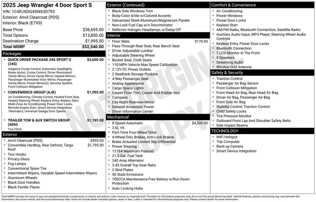 2025 Jeep Wrangler 4-Door Sport S - Photo 6