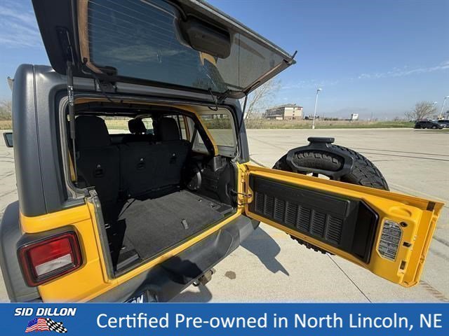 Used 2021 Hellayella Clearcoat Jeep Unlimited Willys image 11
