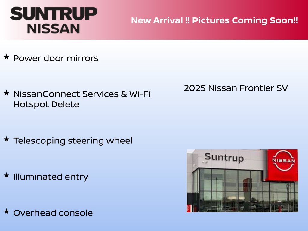 Used 2025 Black Nissan SV image 3