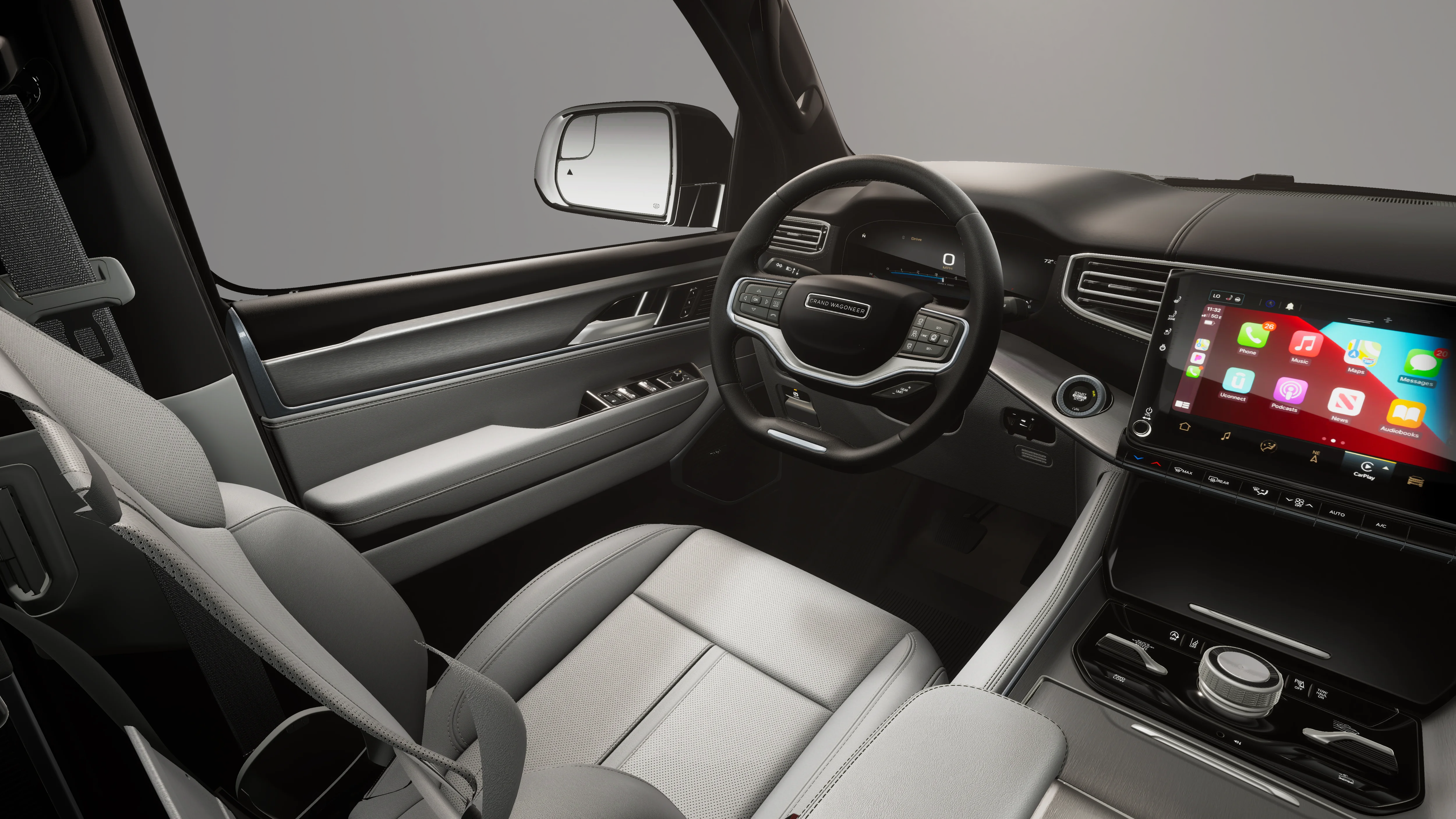 New 2026 Fathom Blue Pearl-Coat Exterior Paint (Late Availability) Jeep Grand Wagoneer image 8