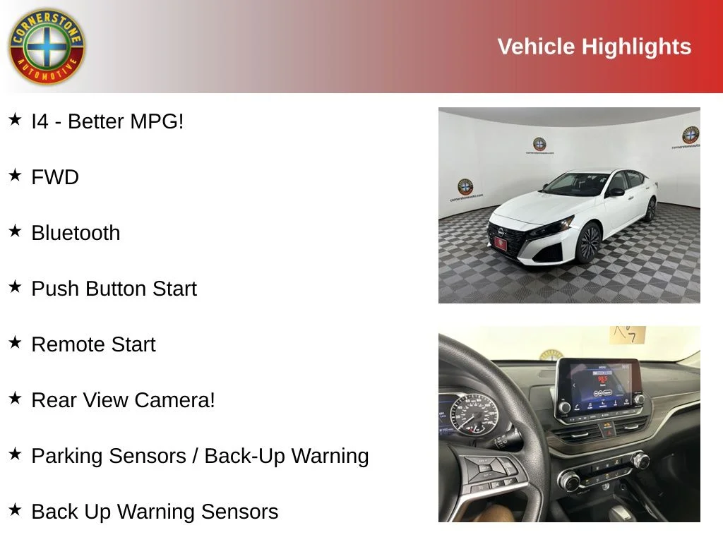 Used 2024 Nissan Altima SV with VIN 1N4BL4DV3RN370183 for sale in Elk River, Minnesota