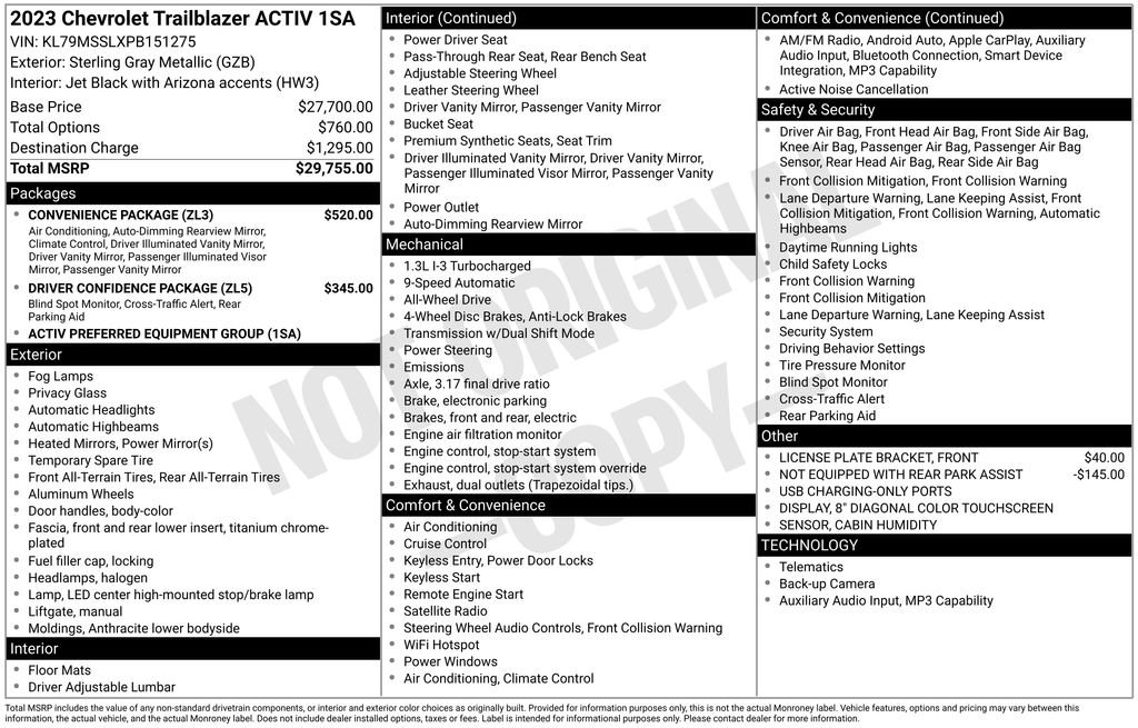 2023 Chevrolet TrailBlazer Activ - Photo 40