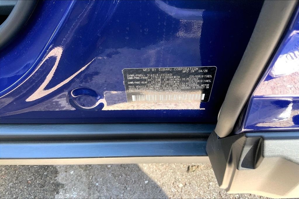 New 2026 SAPPHIRE BLUE PEARL Subaru Limited XT image 14