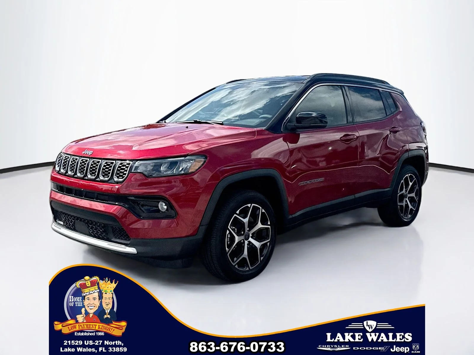 New 2026 Red Hot Pearl-Coat Exterior Paint Jeep Limited image 2