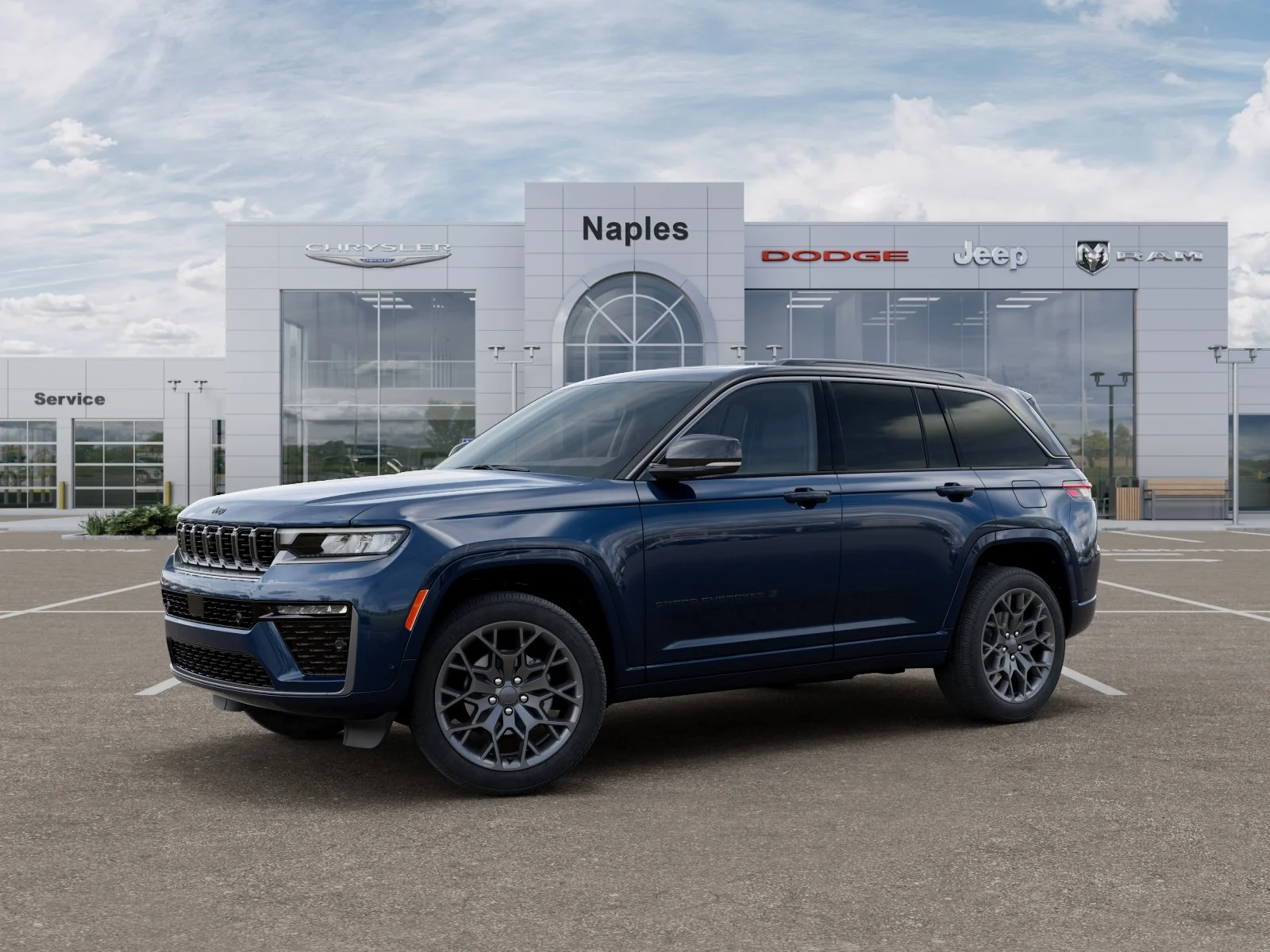 New 2026 Fathom Blue Pearl-Coat Exterior Paint Jeep Summit image 28