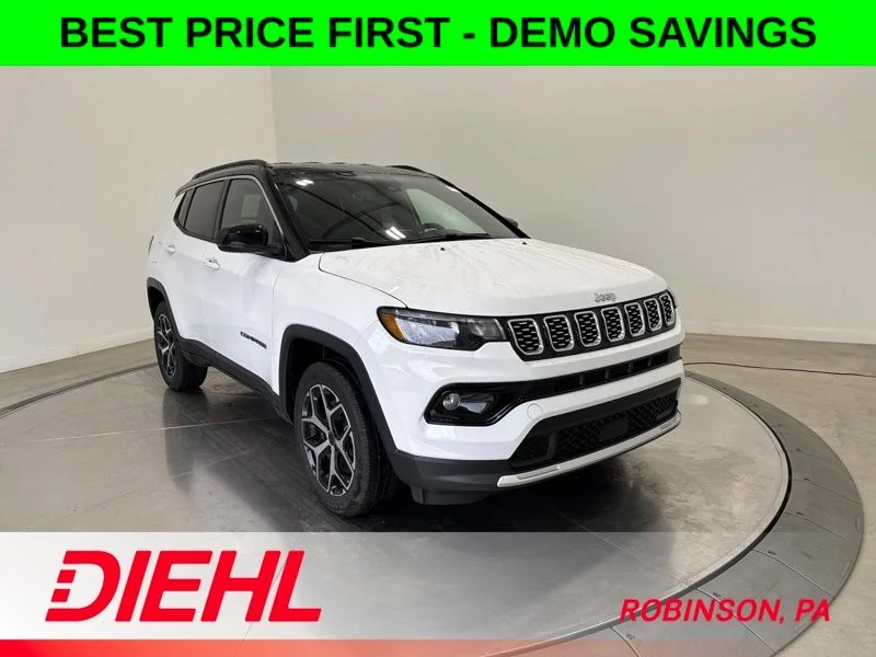New 2026 Bright White Clearcoat Jeep Limited image 1