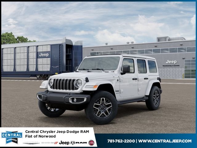 New 2026 Bright White Clear-Coat Exterior Paint Jeep Sahara image 1