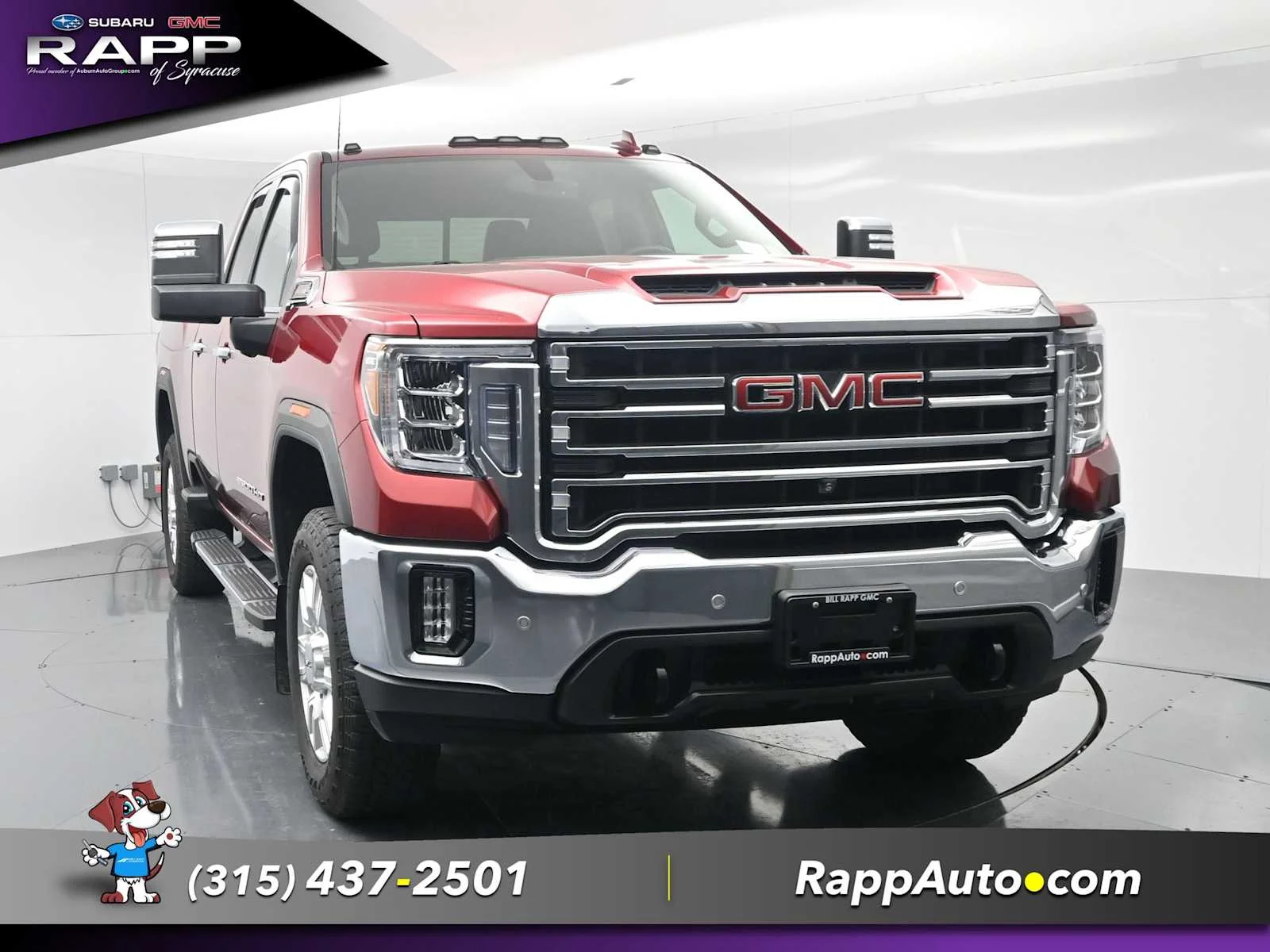 Used 2022 Cayenne Red Tintcoat GMC SLT image 2