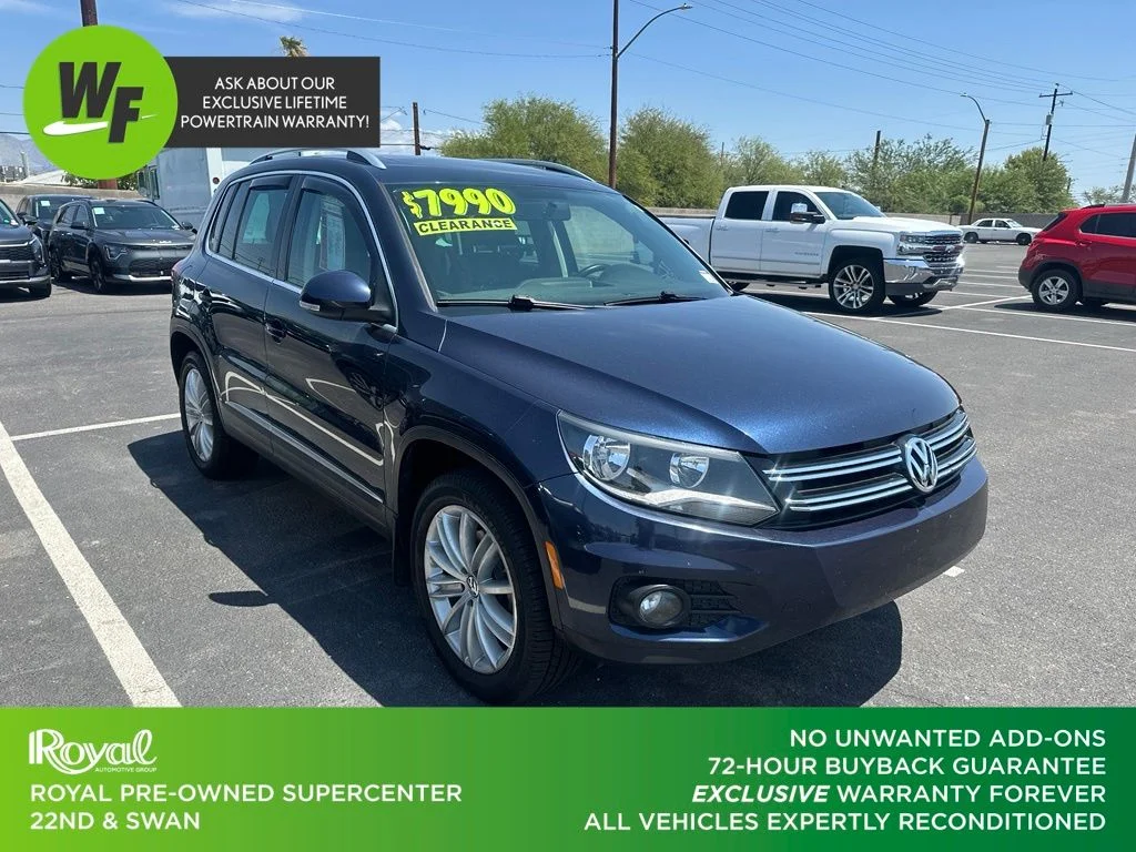 Used 2015 Blue Volkswagen SE image 1