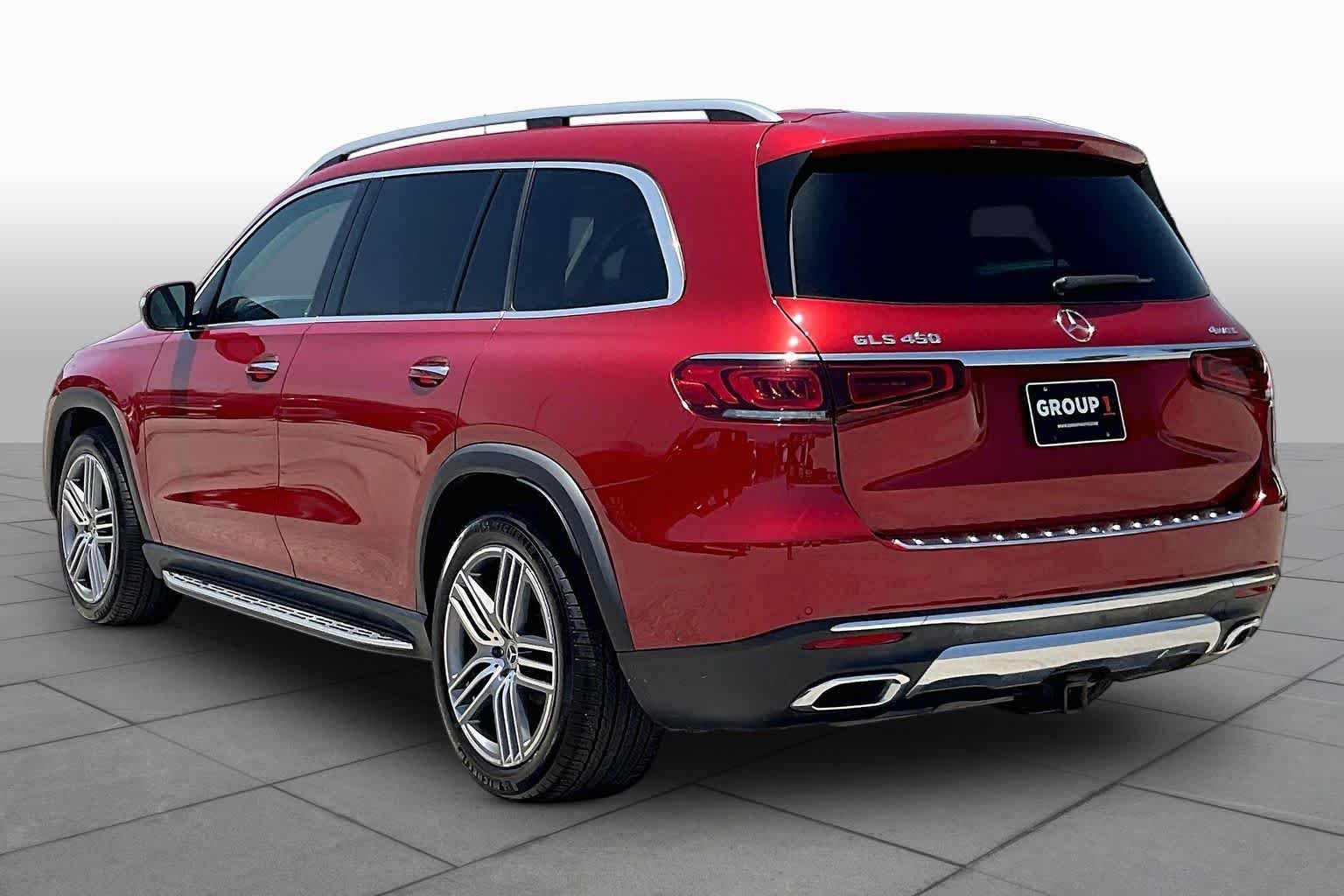 Used 2020 designo Cardinal Red Metallic Mercedes-Benz GLS 450 image 12