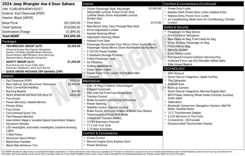 Used 2024 Gray Jeep Sahara 4xe image 26