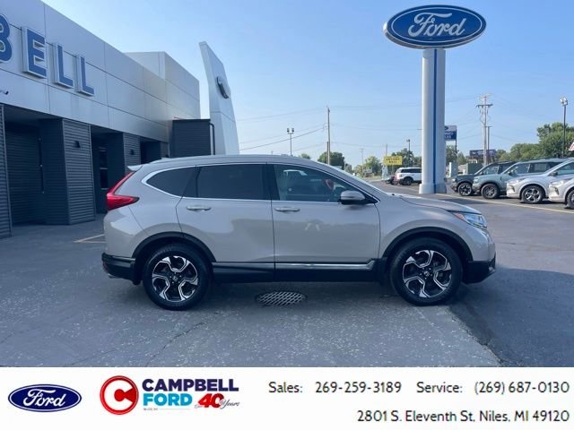 Used 2017 Honda CR-V Touring with VIN 5J6RW2H93HL002141 for sale in Niles, MI