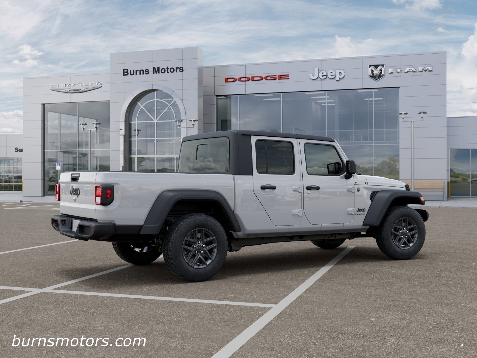 New 2026 Bright White Clear-Coat Exterior Paint Jeep Sport image 4