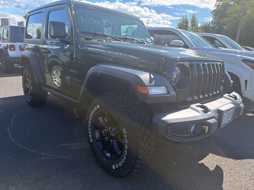 Used 2021 Sarge Green Clearcoat Jeep Willys image 3