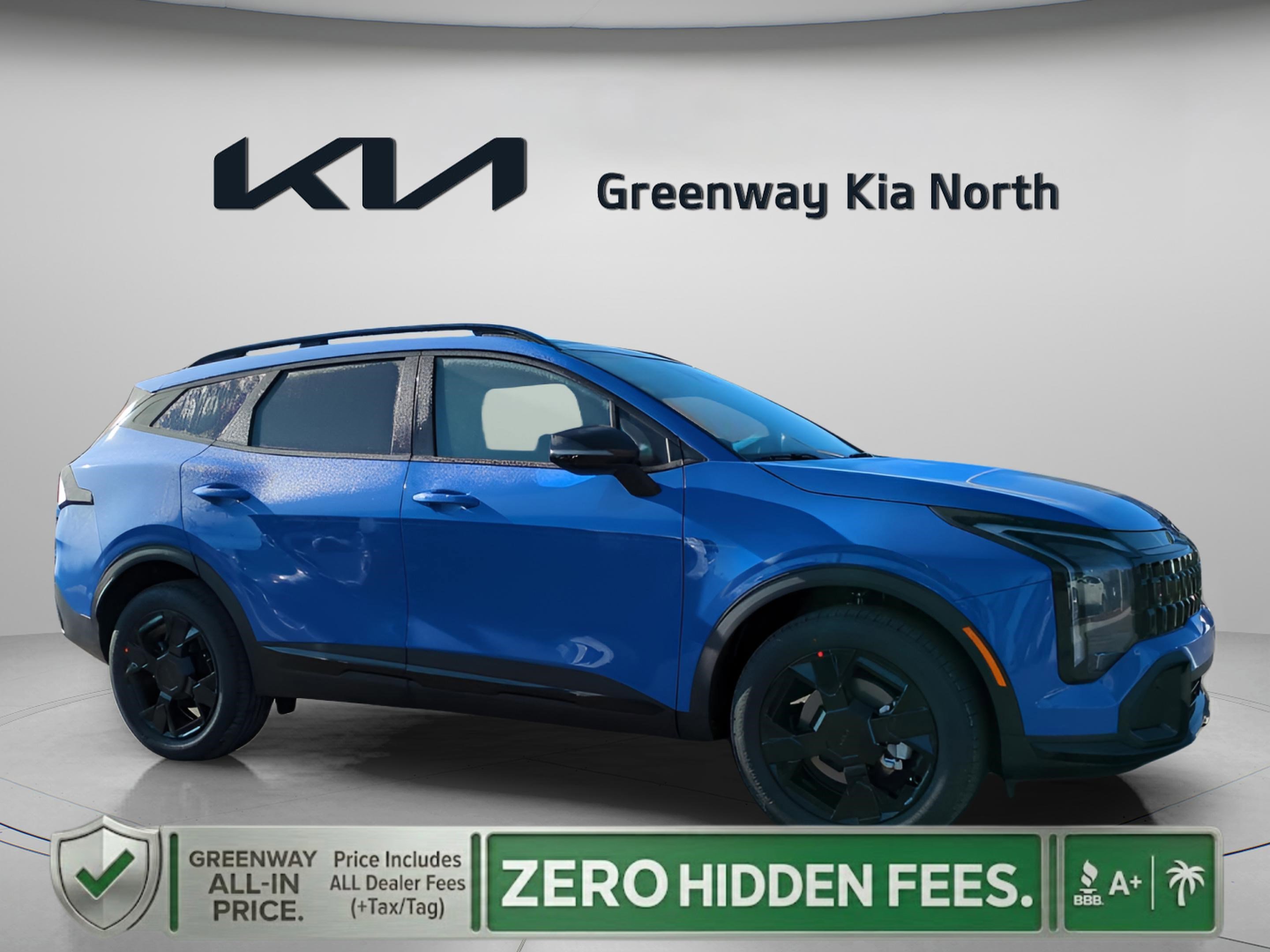 New 2026 Nebular Blue Kia X-Line image 1