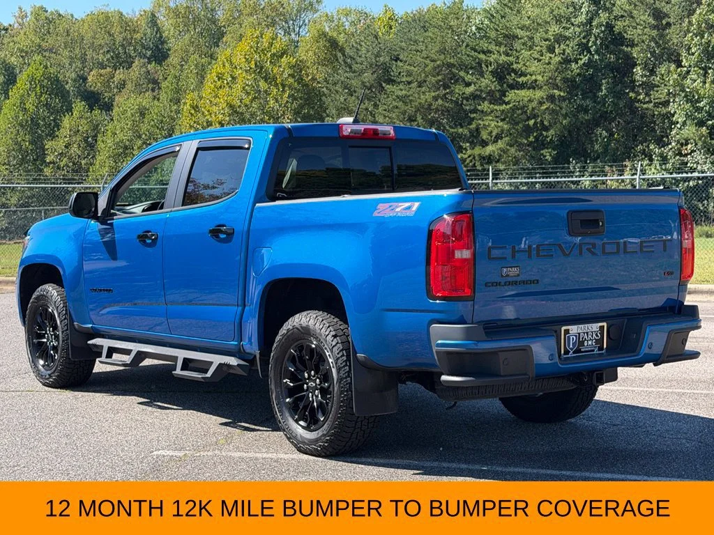 Used 2022 Bright Blue Metallic Chevrolet Z71 image 3