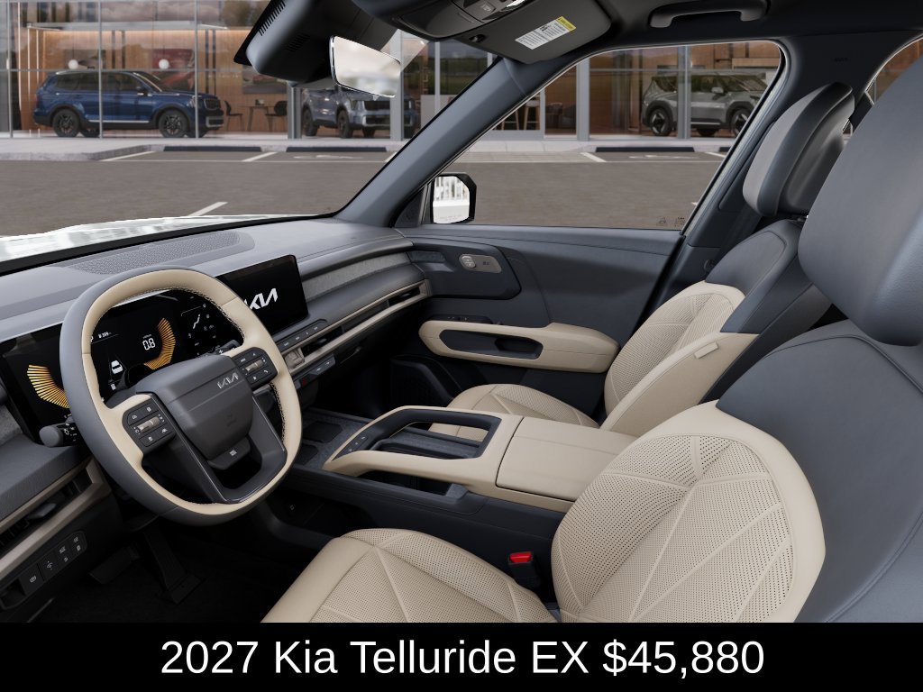 New 2027 Ivory Silver Kia EX image 17