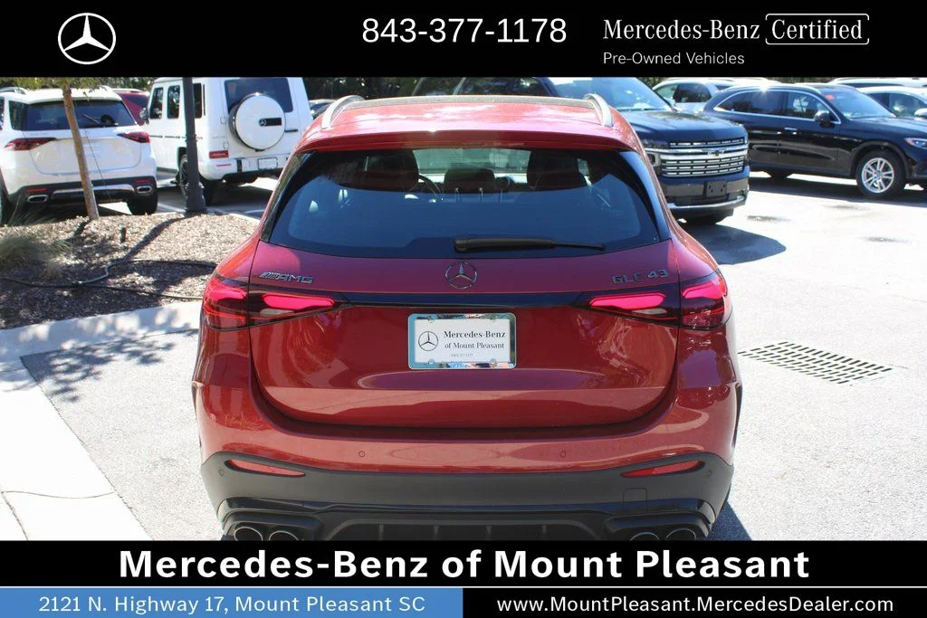 Certified Used 2025 MANUFAKTUR Patagonia Red Metallic Mercedes-AMG GLC 43 AMG® image 6