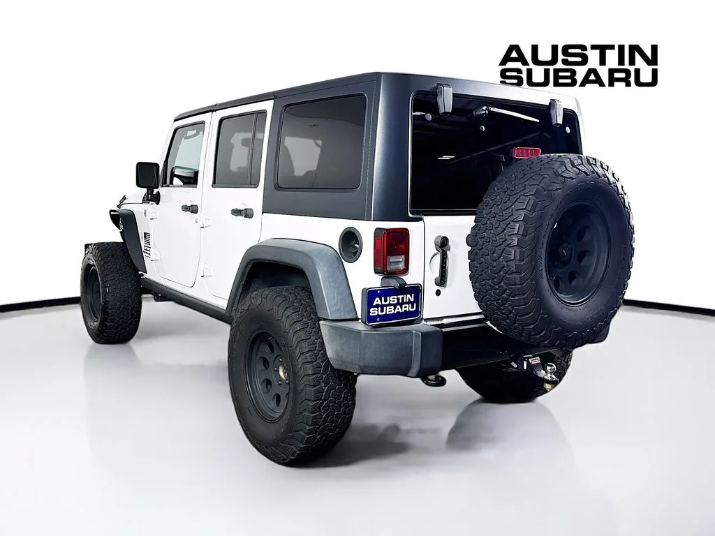 Used 2018 White Jeep Unlimited Willys Wheeler image 5