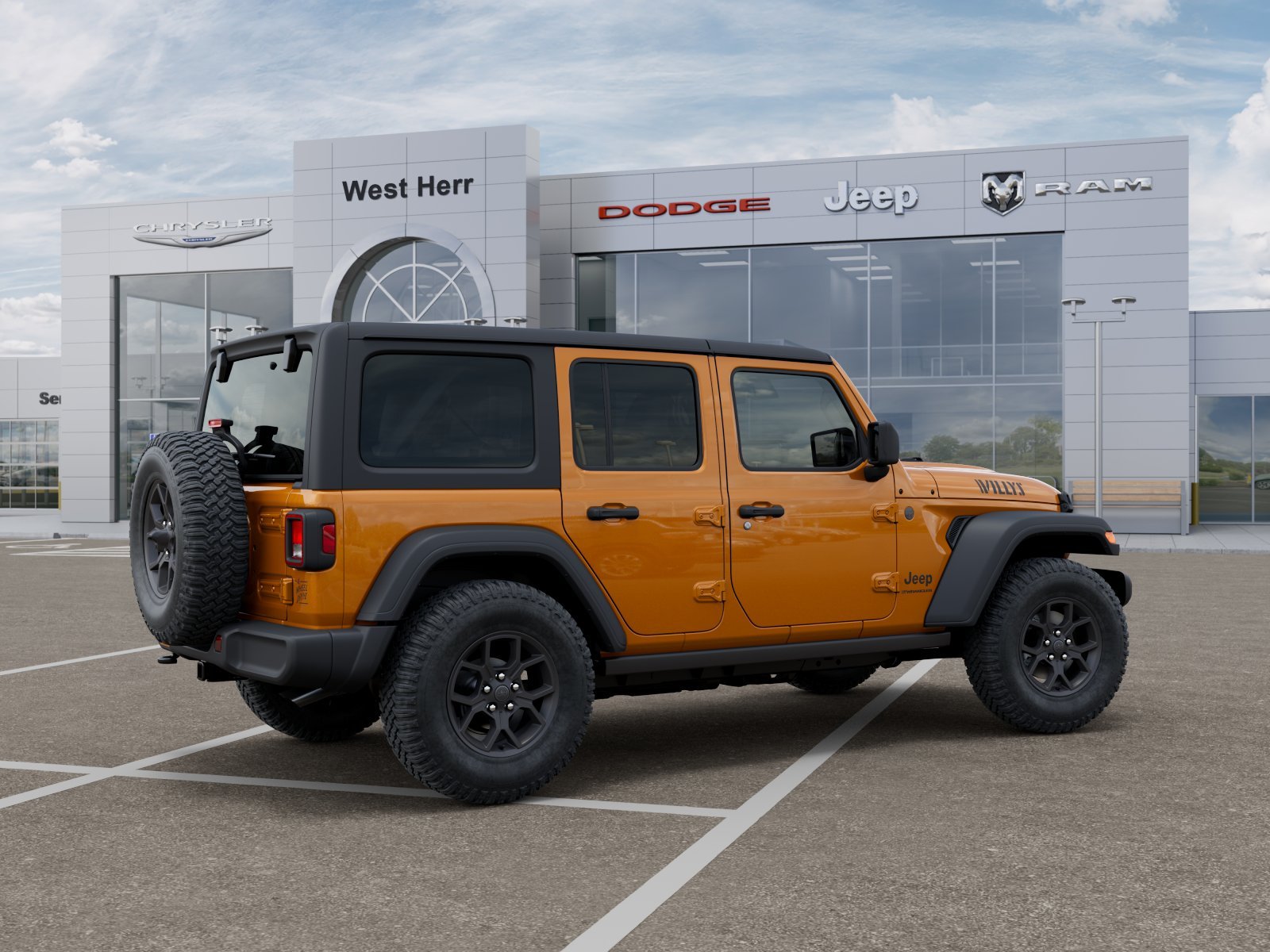 New 2026 Goldilocks Exterior Paint Jeep WRANGLER 4-DOOR WILLYS image 30