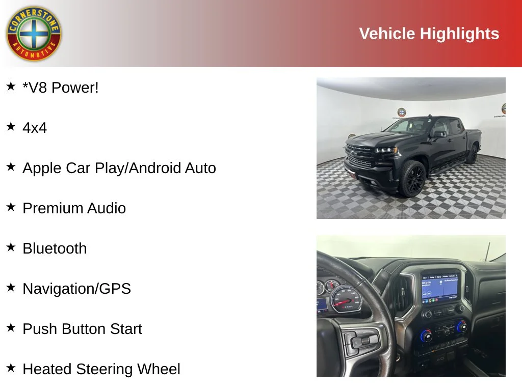 Used 2020 Chevrolet Silverado 1500 RST with VIN 1GCUYEED3LZ269760 for sale in Elk River, Minnesota