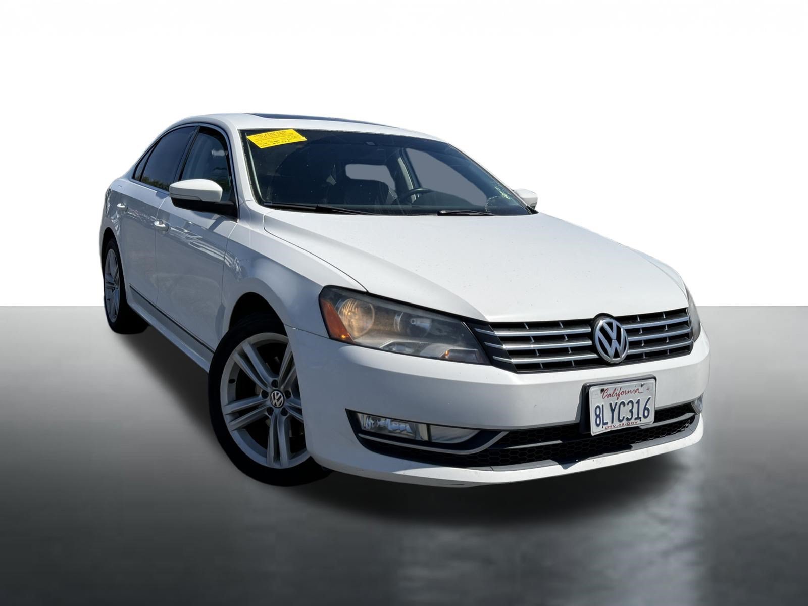 Used 2014 Volkswagen Passat SEL Premium with VIN 1VWCN7A32EC100488 for sale in Covina, CA