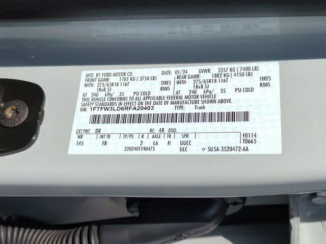 Used 2024 White Ford XLT image 36