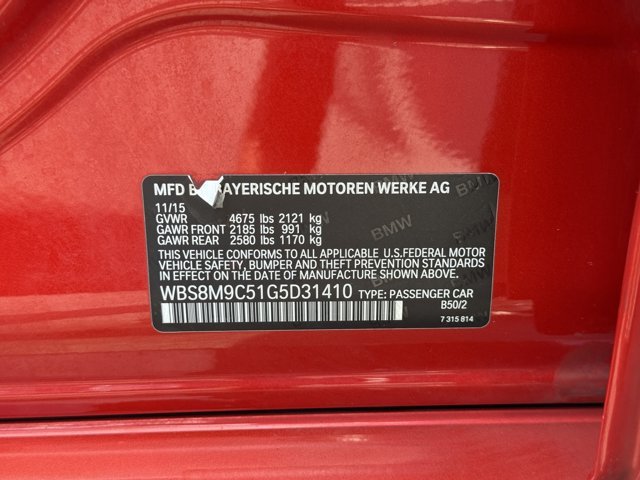 Used 2016 ORANGE BMW  image 27