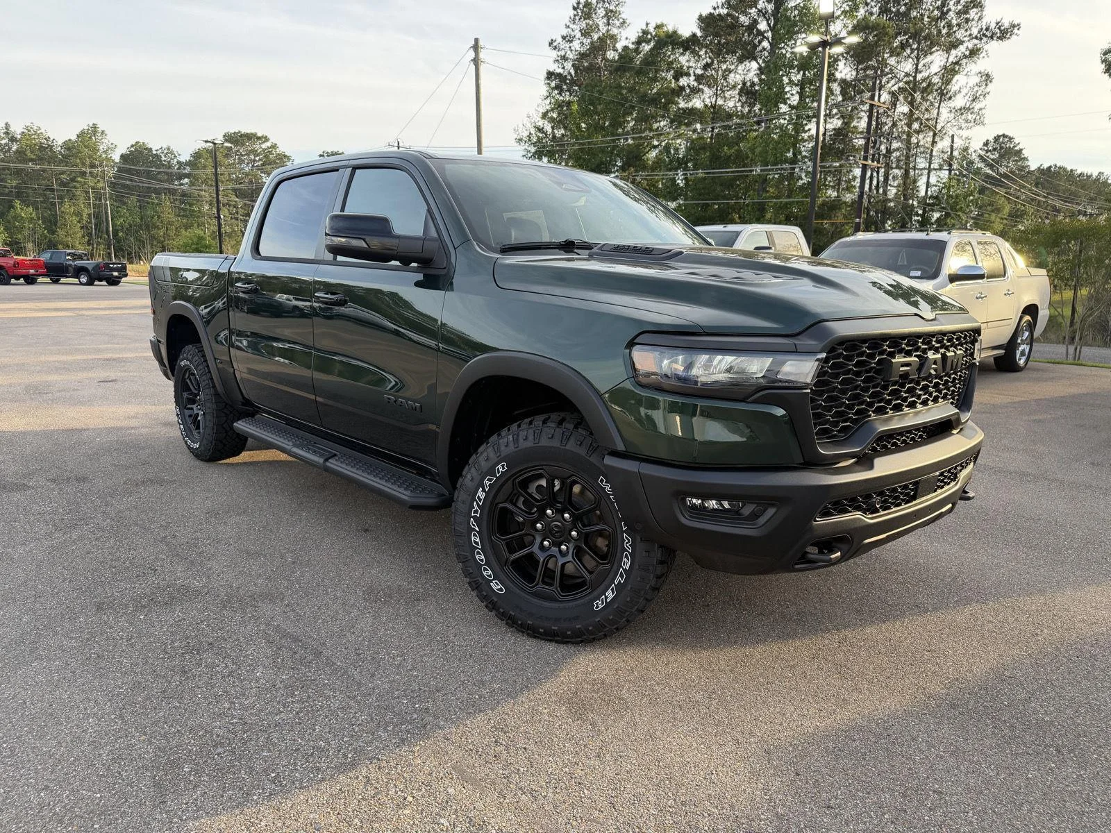 New 2026 Serrano-Green Metallic Exterior Paint RAM Rebel image 3