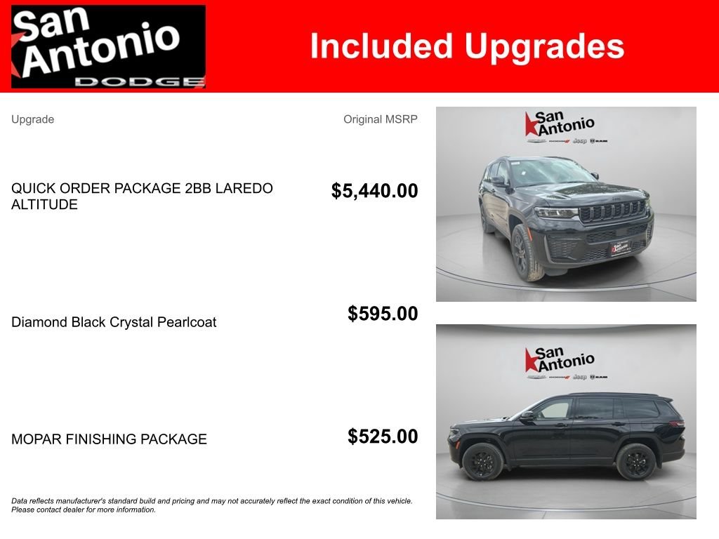 New 2026 Diamond Black Crystal Pearl-Coat Exterior Paint Jeep Altitude image 6