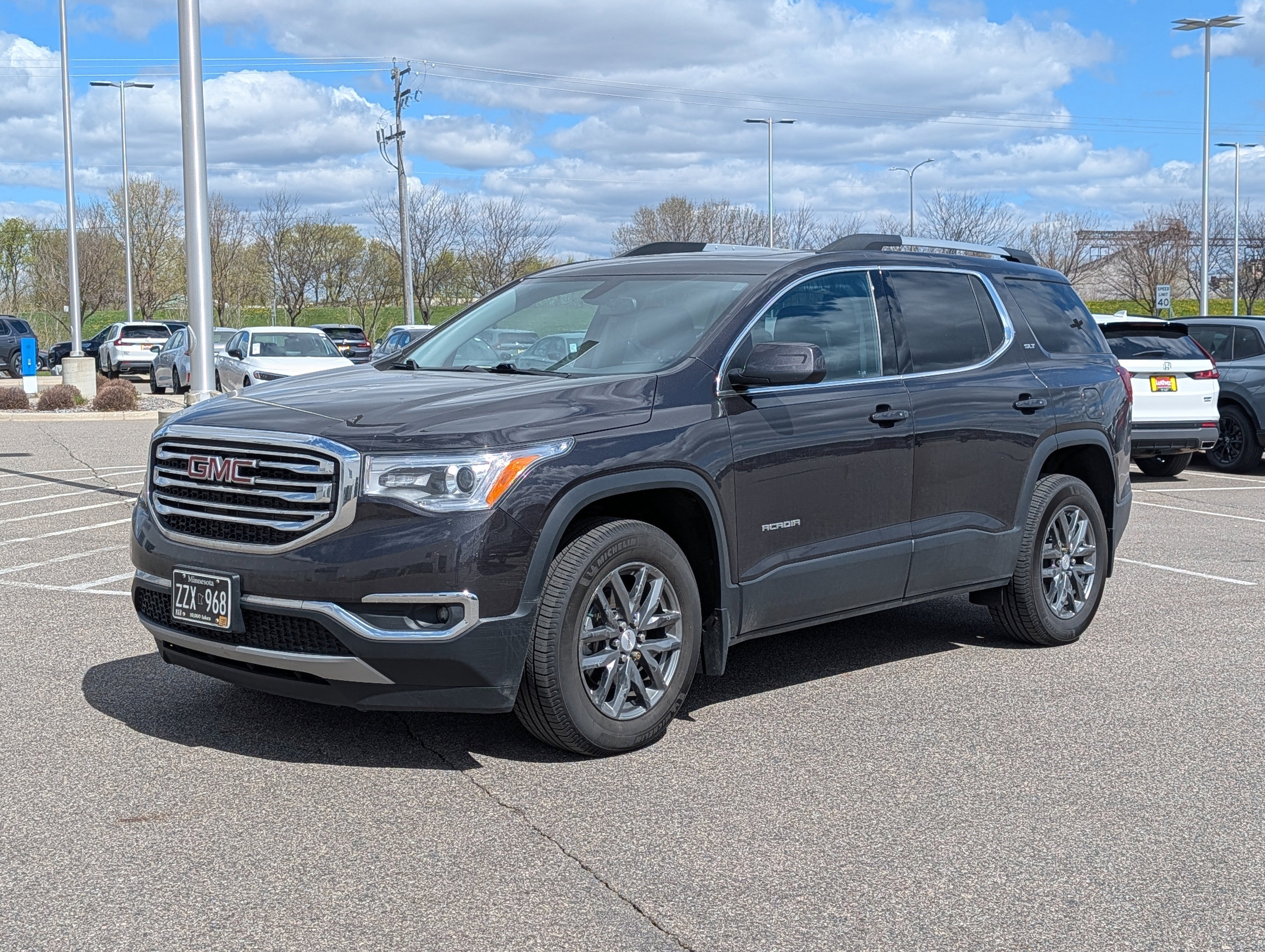 Used 2019 GMC Acadia SLT-1 with VIN 1GKKNULS8KZ115009 for sale in Waite Park, Minnesota