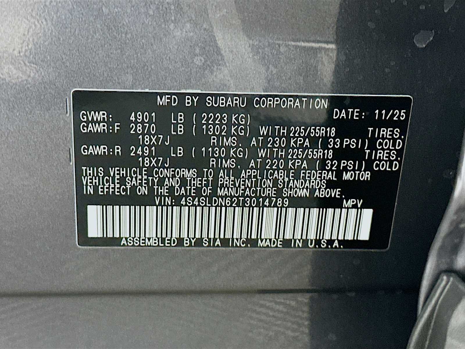 Used 2026 Magnetite Gray Metallic Subaru Limited image 30