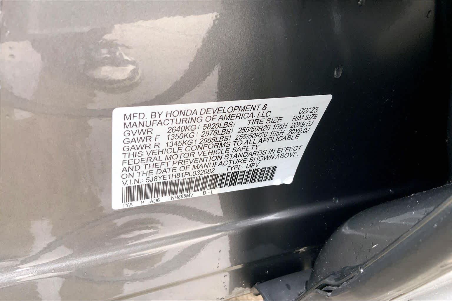 Used 2023 Liquid Carbon Metallic Acura w/Advance Package image 34