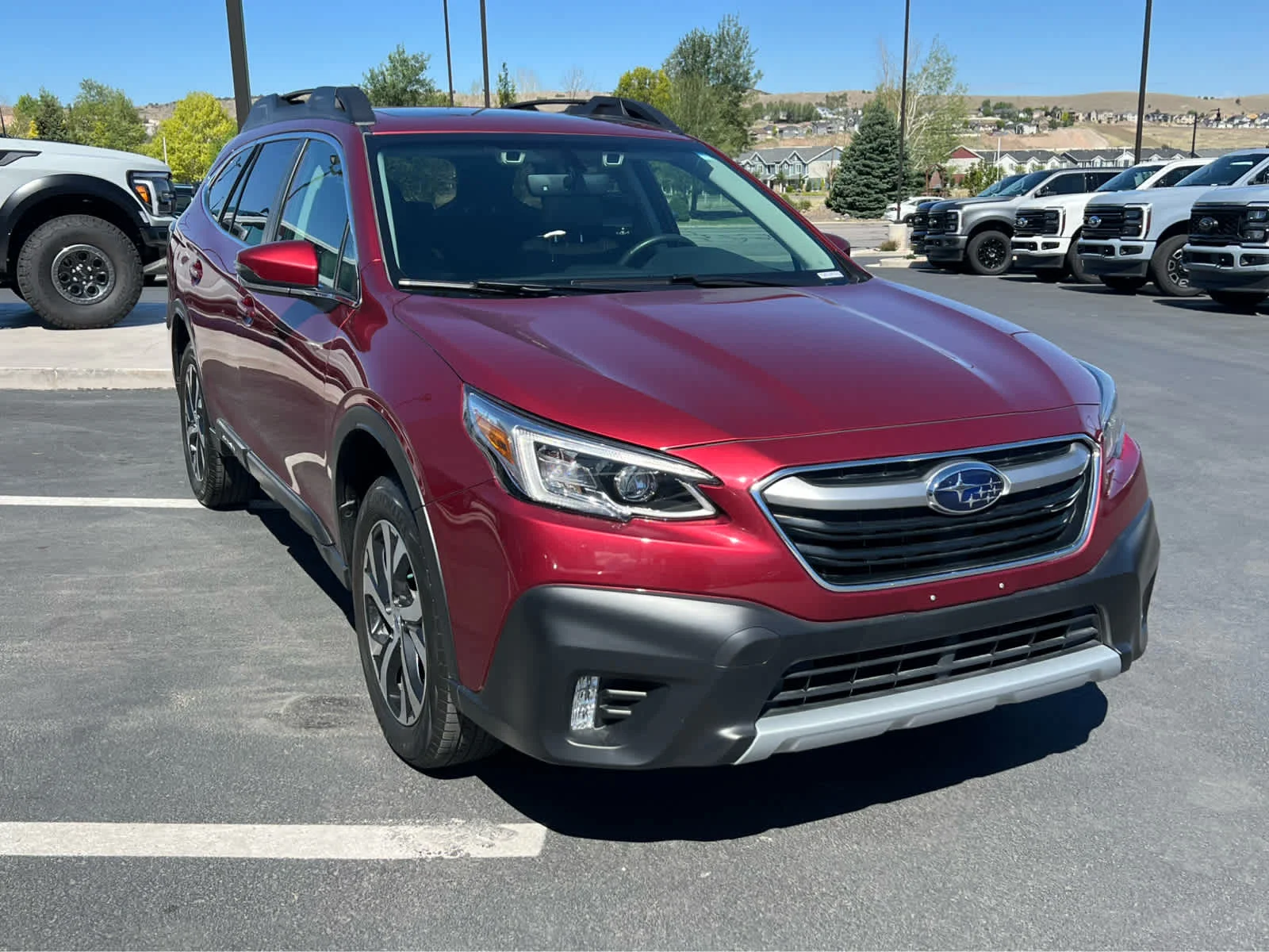 Certified Used 2022 Crimson Red Pearl Subaru Limited image 4